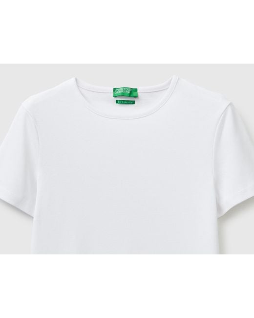 Benetton Black Benetton, Slim Fit Crew Neck T-Shirt
