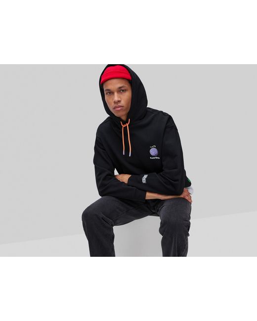 Benetton Black Benetton, One Piece Hoodie for men