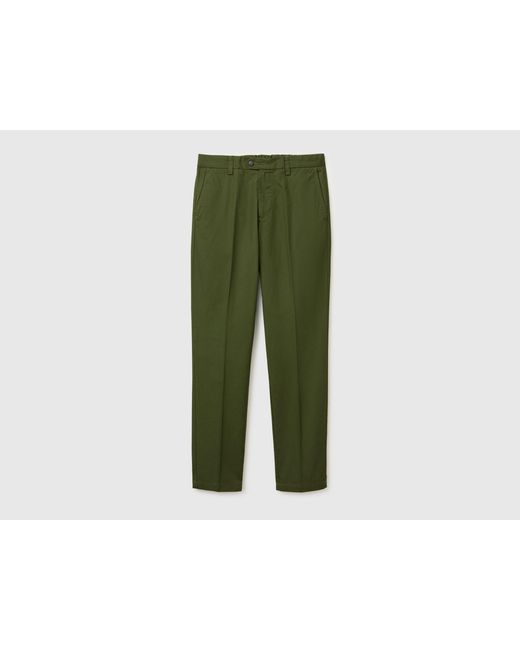 Benetton Green Benetton, Slim-Fit Chinos for men