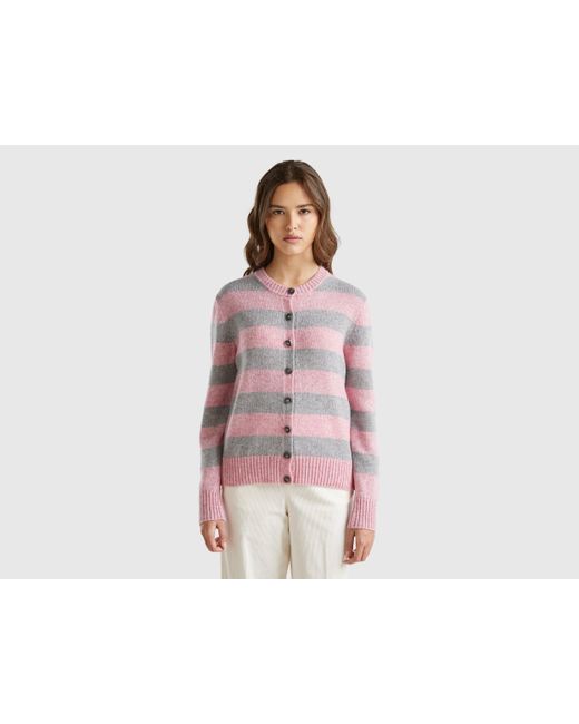 Benetton Black Benetton, Striped Cardigan