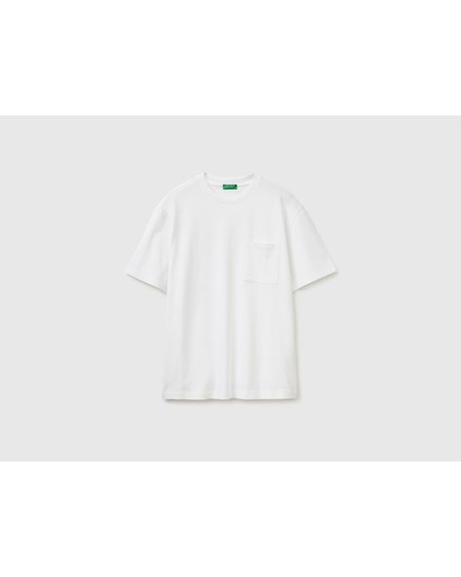 Benetton Black Benetton, T-Shirt With Pocket for men