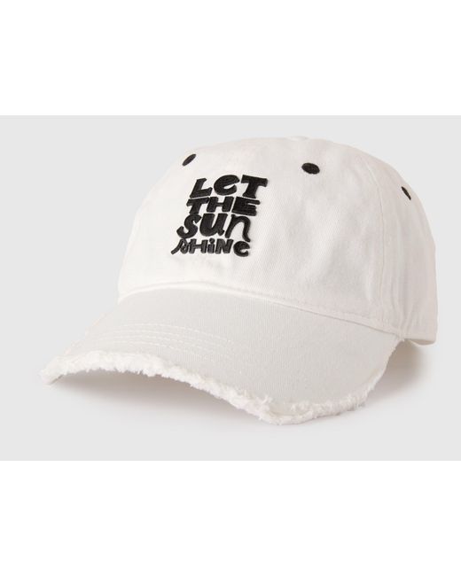 Benetton Black Benetton, Baseball Cap With 3D Application