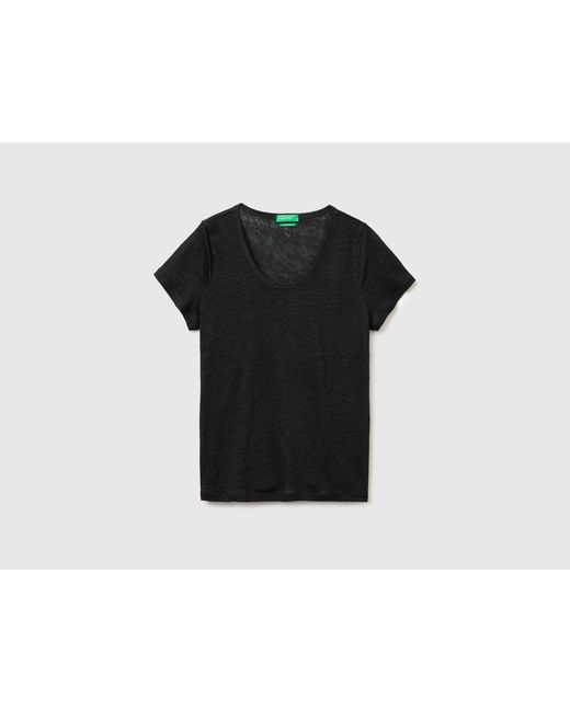 Benetton Black Benetton, Round-Neck T-Shirt