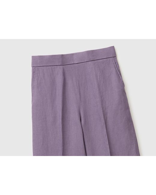 Benetton Purple Benetton, Palazzo Trousers