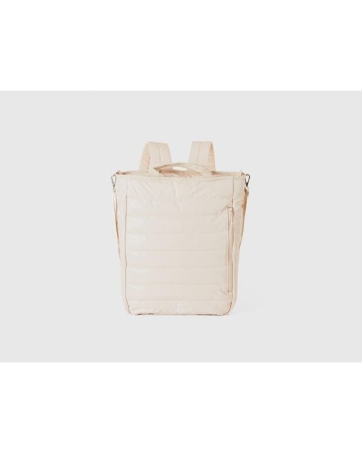 Benetton Black Benetton, Padded Rucksack Bag