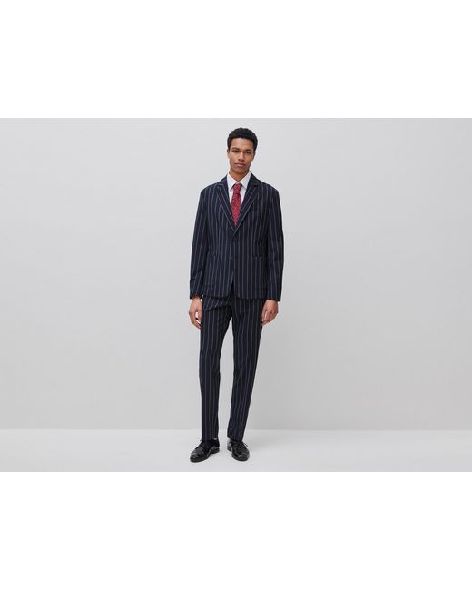 Benetton Blue Benetton, Striped Blazer for men