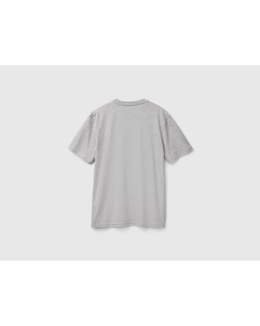 Benetton Black Benetton, Basic Cotton T-Shirt for men