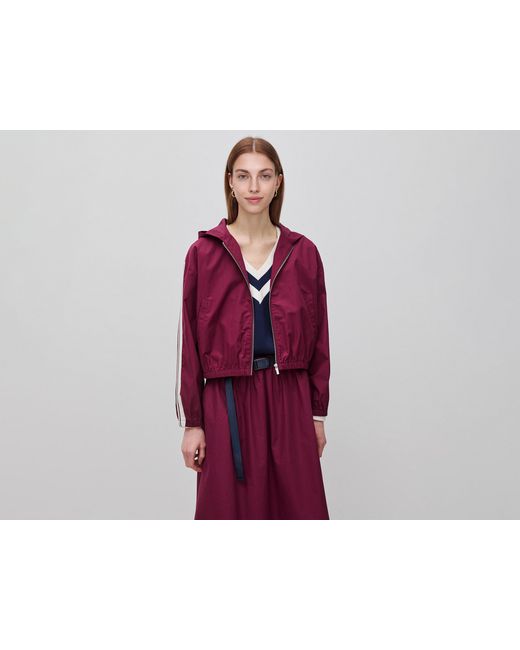 Benetton Red Benetton, Canvas Jacket With Hood