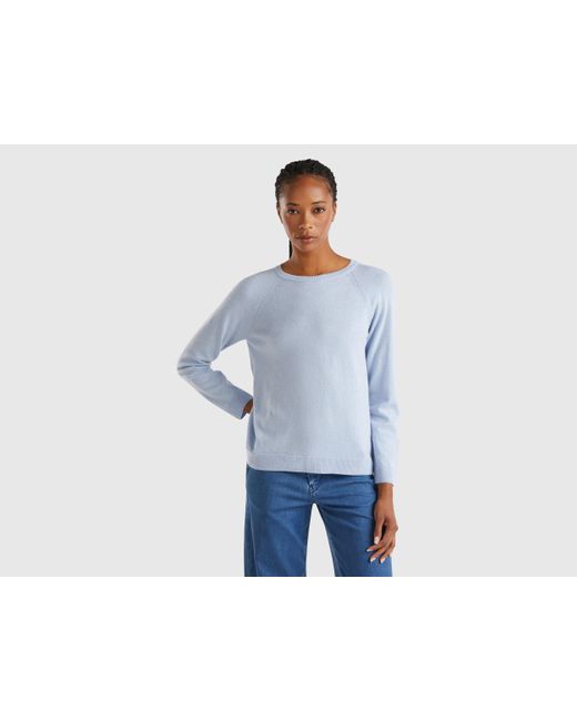 Benetton Blue Benetton, Ocean Crew Neck Sweater