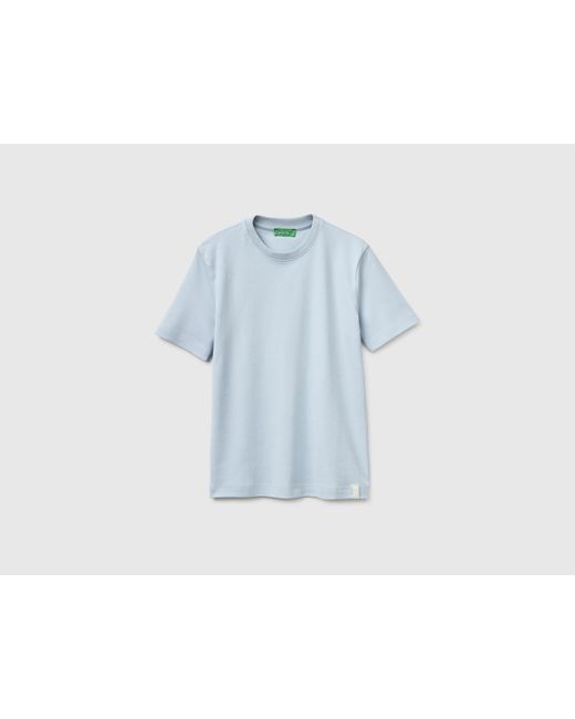 Benetton Blue Benetton, Regular Fit Crew Neck T-Shirt