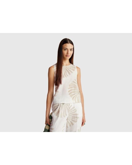 Benetton Black Benetton, Printed Top