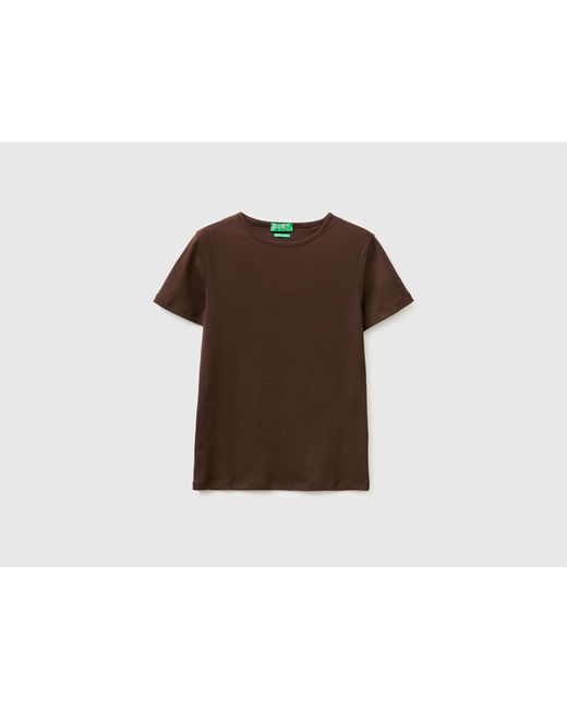 Benetton Black Benetton, Slim Fit Crew Neck T-Shirt