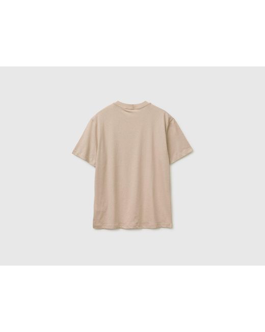 Benetton Black Benetton, Crew Neck T-Shirt for men