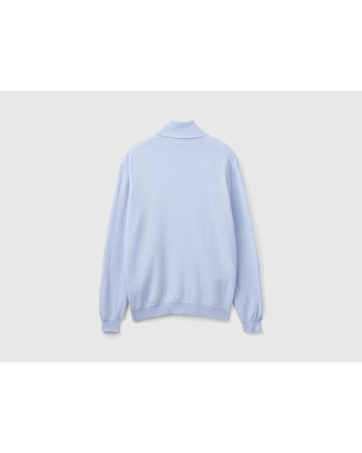 Benetton Blue Benetton, Ocean Turtleneck for men