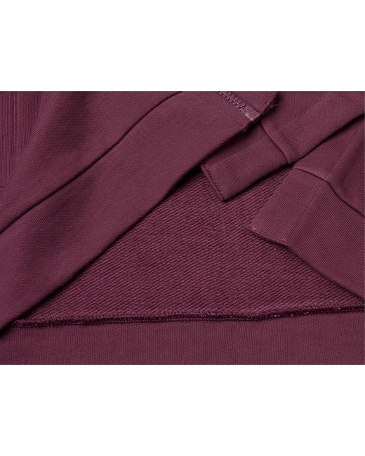Benetton, Sudadera Con Capucha Y Cremallera 100 Algodón, Talla, Ciruela, Mujer Benetton de color Purple