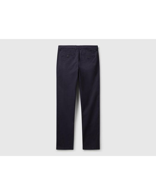 Benetton Black Benetton, Slim Fit Cotton Chinos for men