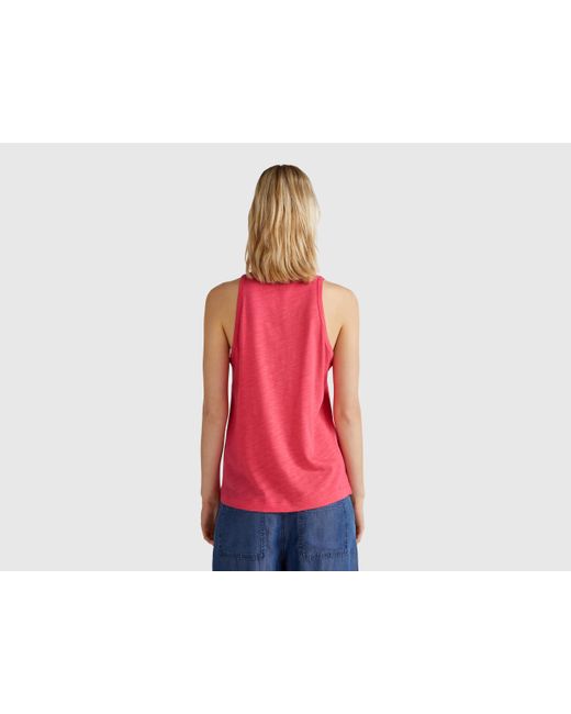 Benetton Red Benetton, Halter Tank Top