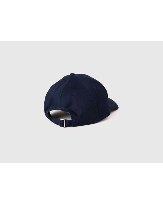 Benetton Blue Benetton, Baseball Cap With Logo for men