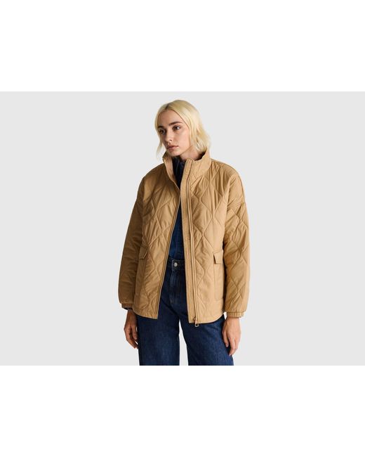 Benetton Blue Benetton, Quilted Nylon Jacket