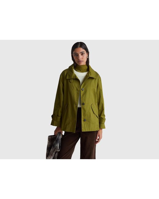 Benetton Green Benetton, 100% Cotton Jacket