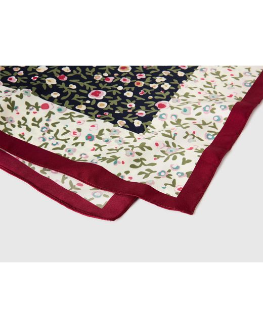 Benetton Black Benetton, Scarf With Patterned Print