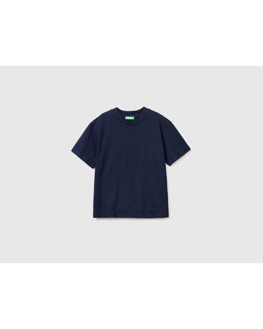 Benetton Blue Benetton, Crew Neck T-Shirt