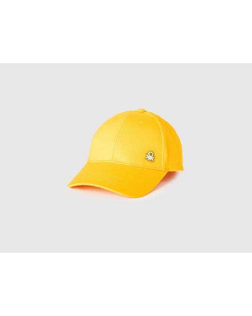 Benetton Yellow Benetton, Baseball Cap With Logo for men