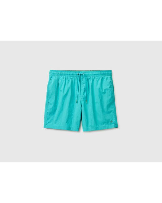 Benetton Black Benetton, Drawstring Swim Trunks for men