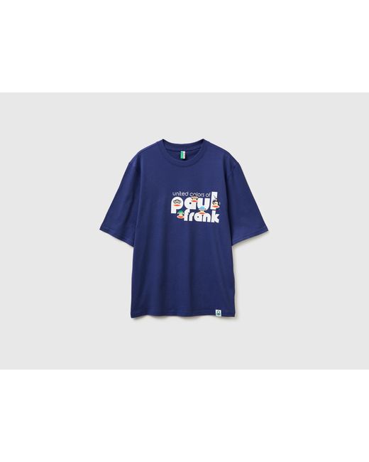 Benetton Blue Benetton, Paul Frank Short Sleeve T-Shirt for men