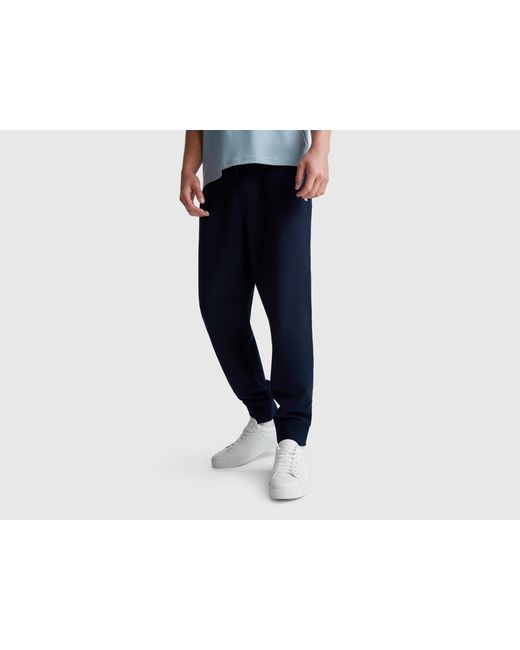 Benetton Black Benetton, Cotton Sweat Joggers for men