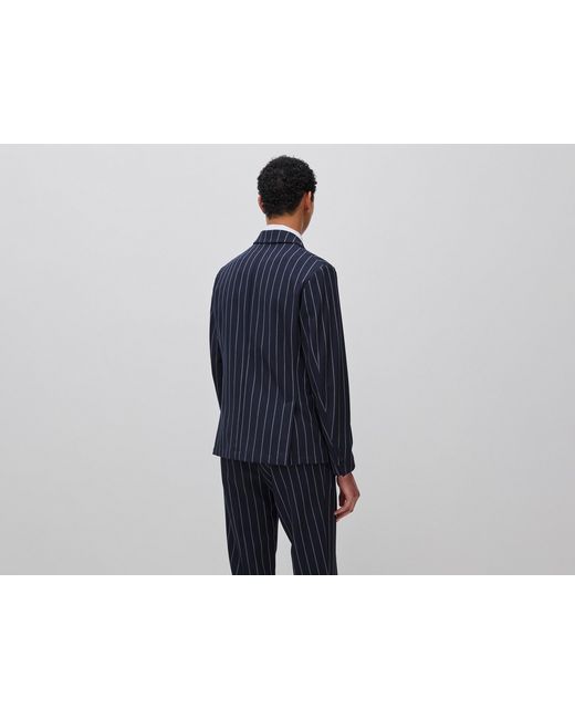 Benetton Blue Benetton, Striped Blazer for men