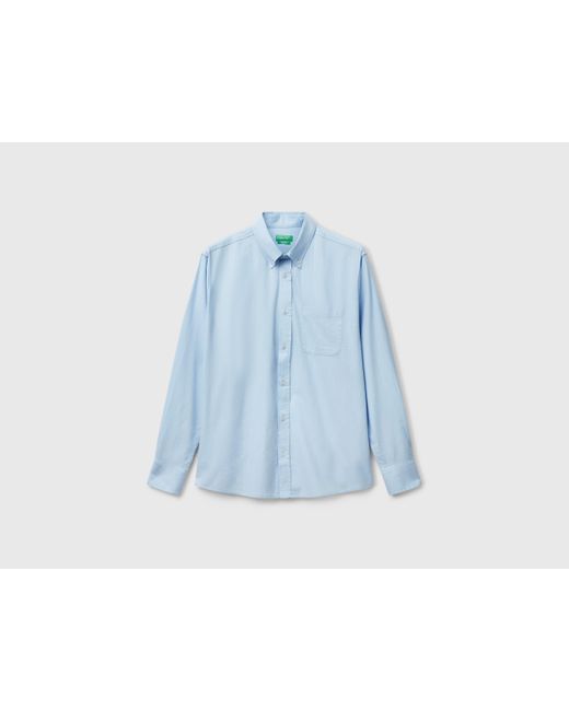 Benetton, Camicia Regular Fit Button-Down, Taglia, Blu Chiaro, Uomo di Benetton in Blue da Uomo