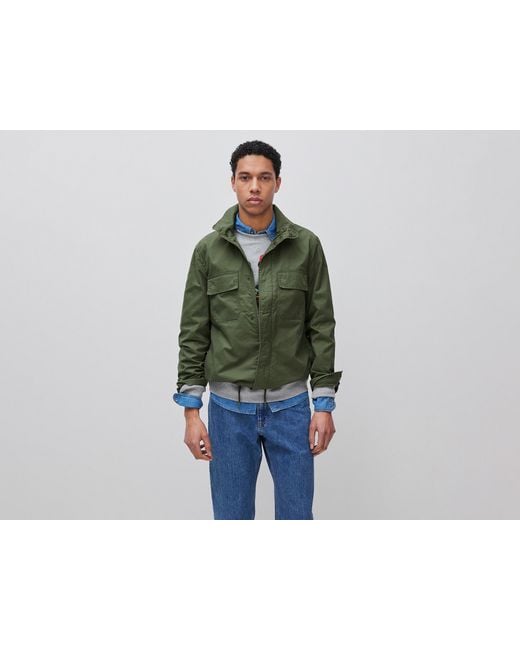 Benetton Green Benetton, Short Jacket With Pockets for men