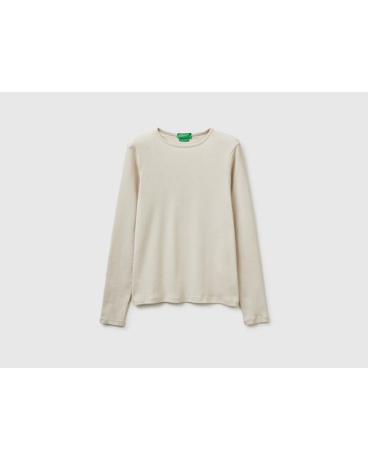 Benetton Black Benetton, Slim Fit Long Sleeve T-Shirt