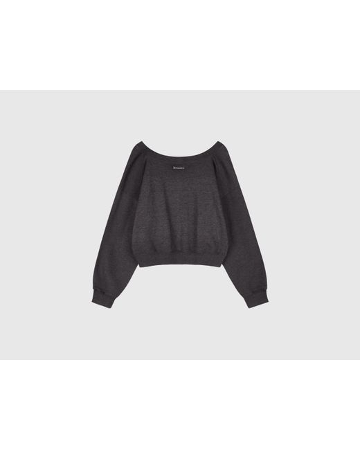 Benetton Black Benetton, Sweatshirt With Boat Neck