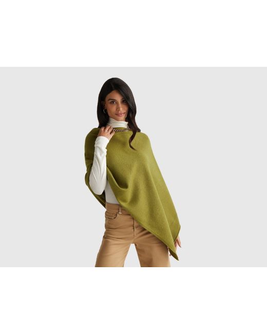 Benetton Black Benetton, Cashmere Blend Poncho