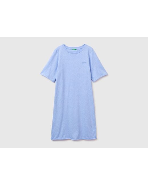 Benetton Blue Benetton, Lightweight Cotton Nightgown