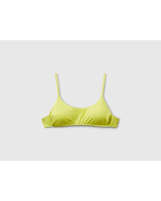 Benetton, Sujetador De Traje De Baño Econyl, Lima, Mujer Benetton de color Green