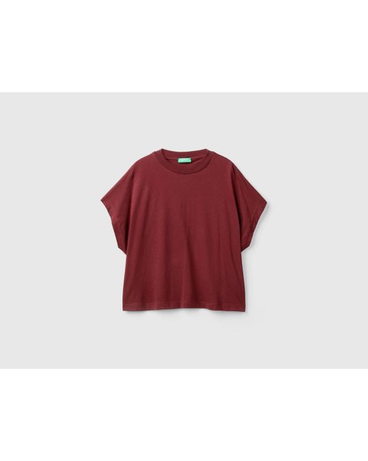 Benetton Red Benetton, Kimono Sleeve T-Shirt