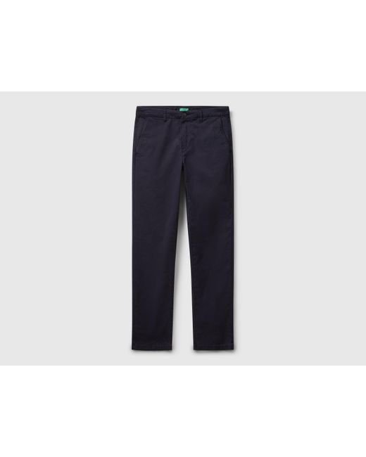 Benetton Black Benetton, Slim Fit Cotton Chinos for men