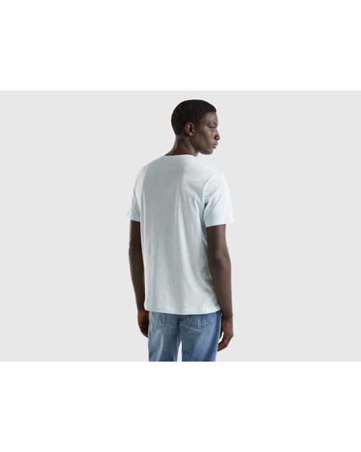 T-shirt En Jersey Léger Benetton pour homme en coloris Black