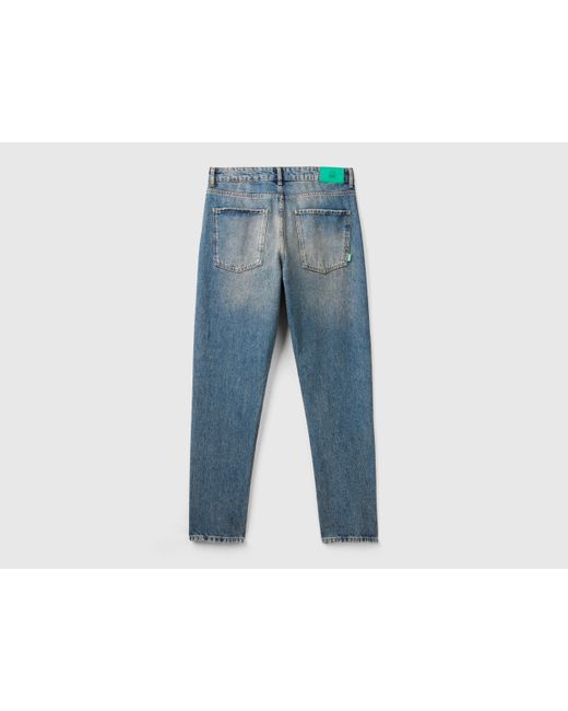 Benetton Blue Benetton, Straight Leg Jeans, , Bright for men