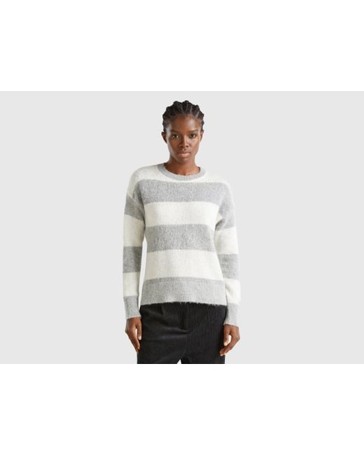 Benetton Black Benetton, Striped Sweater