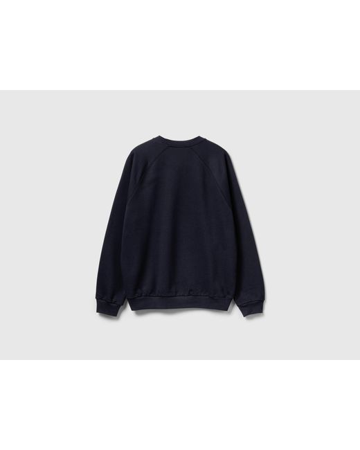Benetton, Sudadera De Corte Holgado De Stranger Things, Talla, Azul Oscuro, Hombre Benetton de hombre de color Black