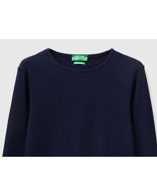 Benetton Blue Benetton, Slim Fit Long Sleeve T-Shirt