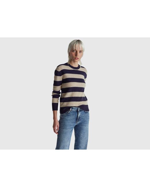 Benetton Black Benetton, Striped Sweater