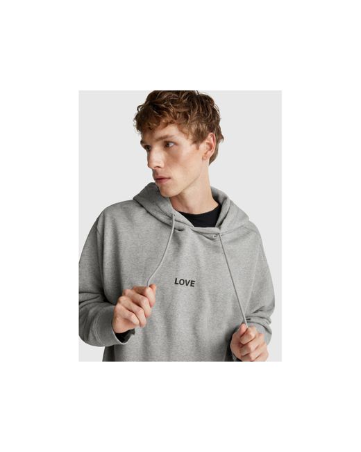 Benetton, Sudadera Con Estampado, Talla, Gris, Hombre Benetton de hombre de color Black