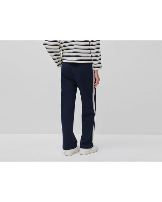 Benetton Black Benetton, Trousers With Striped Side Bands