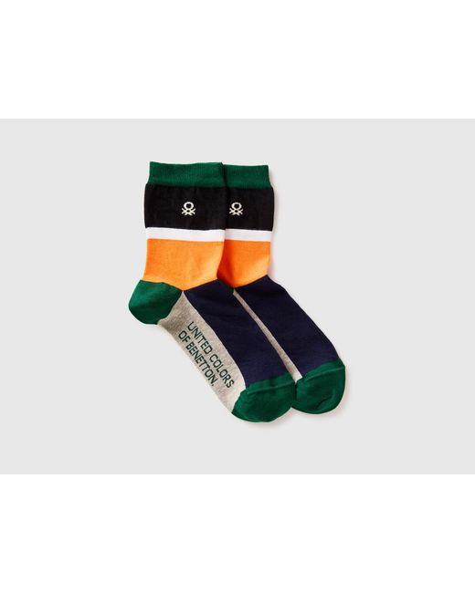Benetton Black Benetton, Jacquard Socks