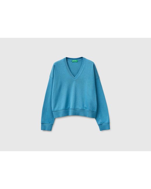 Benetton Blue Benetton, V-Neck Sweater